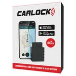 CARLOCK Anti Theft Car Device - Real Time UK 4G LTE Car GPS Tracker & Car Alarm System Security - OBD & Phone App - Auto Van Vehicles Tracking & Instant Alert of Suspicious Behavior