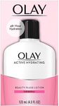 Olay Active Hydrating Beauty Fluid, Original, 4 Fl Oz (Pack of 1)