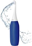 The Original HAPPYPO Butt Shower (Color: Dark Blue) l Portable Bidet with Travel Bag l Known from German Shark Tank l The Easy-Bidet 2.0 Replaces Wet Wipes l Portable Bidet for Travel