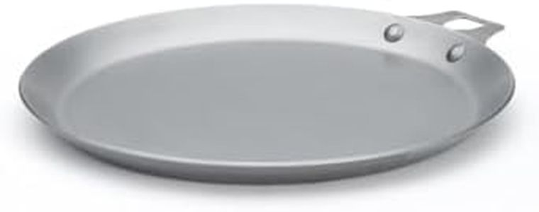 De Buyer Mineral B Pancake Frying Pan with Detachable Element, 26 cm, Steel, Silver, 29.01 x 29.01 x 3 cm