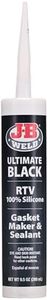 J-B Weld 32929 Ultimate Black RTV Silicone Gasket Maker and Sealant - 9.5 oz.