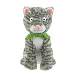 Aurora 61562, tabby McTat Cat 9in, Soft Toy, Grey and White