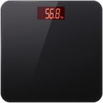 Digital Electronic Bathroom Scale 180kg Capacity with Red LED Display Weight Management 28 * 28CM Glass Platform