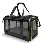 GAPZER Cat Carriers for Large Cats 20 lbs+ Soft Pet Carrier for Small Dog/Durable 2 Kitty Travel Bag/Medium Big Cats Puppy 15 Pounds/Softside Cat Carrier Large