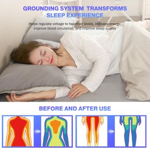 King Size Grounding Fitted Sheet – 10% Silver, Organic Cotton, Gray, 80x78x15”