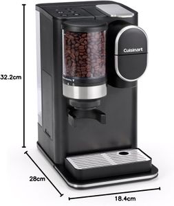 Cuisinart One Cup Grind & Brew Coffee Machine – Bean to Cup, Black