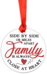 Long Distance Family Gifts for Home Decor Gifts for Family Ornaments for Tree Housewarming Gifts New Home Ornament Family Hanging Wall Decor Family Plaques with Sayings for for Home House Decoration