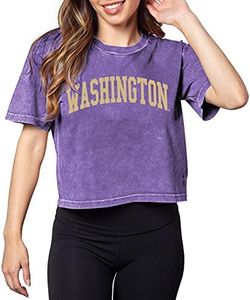 Chicka-d Women's Standard Short 'N Sweet Tee, Grape, Medium