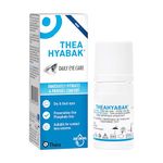 Thea Hyabak Eye Drops - Hyaluronic Acid for Dry Eyes, Contact Lens Moisturizing Lubricant, Occasional Dry Eye, Digital Device Use, Ideal for Extended Screen Use - 10 ml (300 Drops)
