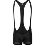 Juflam Men's Bodysuit Wrestling Singlets Leotard Gym Underwear (Black, X-Large)