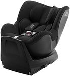 BRITAX RÖMER Rotating car seat DUALFIX Plus, 360 Degree, incl. Newborn Insert and ISOFIX, from 40-105 cm (i-Size), Birth - 4 Years, Space Black