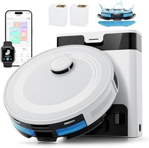 Lefant LiDAR Robot Vacuum and Mop, 45-Day Self-Emptying, 190° PSD Obstacle Avoidance, Customized Cleaning, Multi-Floor Mapping, 5500Pa Strong Suction, 140 Min Runtime, WiFi/App/Alexa, M2 Pro