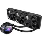 ASUS ROG Strix LC II 360 All-in-one AIO Liquid CPU Cooler 360mm Radiator, Intel LGA1700, 115x/2066 and AMD AM4/TR4 Support,Triple 120mm 4-pin PWM Fans