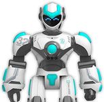 STEMTRON RC Robot Toy, 2.4GHz Intelligent Voice Controlled Robot Smart Robot Gesture Sensing Remote Control Robot for Kids Age 6-8 Robots for Kids 8-12 Boys Girls Birthday Gift Present