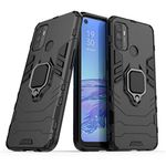 Designerz hub ® Oppo A53 / Oppo A33 Dual Layer Armor Defender Full Body Protective Silicone PC Hybrid Kickstand Back Cover for Oppo A53 / Oppo A33