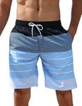 iCKER Mens Swim Shorts Swimming Trunks 3D Print Beach Shorts Boardshorts for Summer