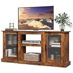 WLIVE Retro TV Stand for 65 inch TV
