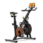 Flexnest Flexbike Exercise Cycle Smart Bluetooth Exercise Cycle For Home With 500+ Live Classes On App,100 Resistance Levels Cycle For Exercise At Home Gym Workout & Cardio Spin Bike (8 Kg Flywheel)