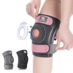 MAYKI Knee Brace with Patella Gel Pad for Women 1 PCS, Adjustable Breathable Knee Supports for Arthritis/Ligament Damage, Running/Weight Lifting