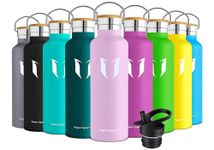 Super Sparrow Stainless Steel Water Bottle - 750ml - Vacuum Insulated Metal Water Bottle - Standard Mouth Flask - BPA Free - Straw Water Bottle for Gym, Travel, Sports