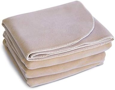 Vellux Blankets Velour Blanket, King, Sand