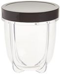 Magic Bullet MBM-U0231 12 oz Short Cup with Resealable Lid, Clear/Black