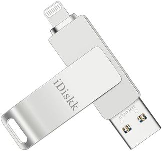 App*le Mfi Certified 128GB iDiskk Photo Storage Stick iPhone USB Storage Flash Drive for iPhone USB Storage Photo Saver Flashdrive for Mac,iPad,PC Thumb Drive for iPhone Photos Videos Auto Backup