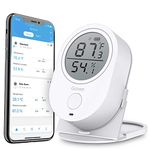 Govee Thermometer/Hygrometer with Bluetooth, Wireless Temperature Humidity Monitor with LCD Screen Wireless Temperature Sensor with Data Logging Accurate Humidity Monitor for iPhone Android 230 Feet