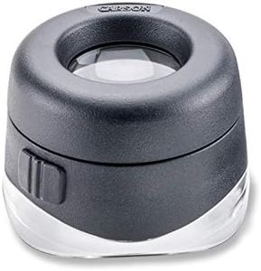 Lente d’ingrandimento con LED Carson 10 X - Lente d’ingrandimento con LED (LH-50), nero/trasparente