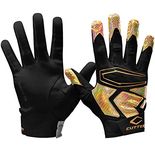 CUTTERS Rev Pro 4.0 Receiver Glvs Blk/Gold Chrome Iridescent A/XXL (S500-0131IR-36)