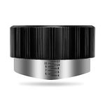 IKAPE 53MM Coffee Distributor, Adjustable Depth Espresso Distributor with Scale, Fits All 53MM Espresso Portafilter, Compatible with 54MM Breville Portafilter(Black)