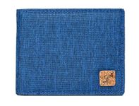 Minimalist Fabric Wallet Bifold RFID Blocking, Blue, small, Minimalist