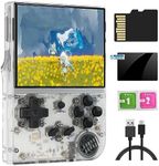 Cintwor RG35XX Pocket Retro Game Handheld Game Console, 640*480 Resolution 3.5-inch IPS Screen with Linux System 64G TF Card Built-in 5470+ Games, Support Gamepad and HDMI Output TV