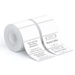 NIIMBOT 2 Rolls Labels for B1/B21/B3S Label Maker, 50 x 30 mm (1.97'' x 1.18'') 230 Labels/Roll, Thermal Label Tape for Home Office Small Business Labeling Tape Replacement(White)