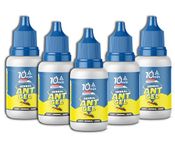 Amish Herbal Ant Gel Pack of 5 | 10 Min Max Bait Formula | Powerful Organic Repellent & Cleaner | Removes Red, Rekha, Laxman, Antox Pests | Natural Dawa Protector for Home & Kitchen