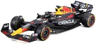 May Cheong B18-38083V Bburago Formula 1 RED Bull RB19 2023 with Helmet Verstappen 1:43 Scale Die-Cast Collectible Race Car, Multiple