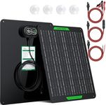 SUNER POWER Waterproof 20W 12V Solar Battery Charger & Maintainer PRO, Built-in UltraSmart MPPT Charge Controller, 12 Volt Solar Panel Trickle Charging Kits for Car Automotive Boat Marine RV Trailer