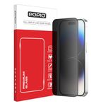 POPIO Military-Grade Privacy Screen Protector for iPhone 14 Pro – 9H Tempered Glass, Anti-Spy Protection, Scratch-Resistant, HD Clarity (1 Pack)
