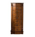 Hives & Honey 9006-981 Antoinette Jewelry Armoire Storage Organization Cabinet Necklace Holder, Large, Antique Walnut