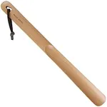 muso wood Shoe Horn Long Handle for Seniors,Wooden Shoehorn for Men, Women, Kids,Pregnancy