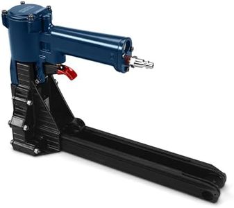 IDL Packaging ADCSY-19-32 Heavy-Duty Pneumatic Staple Gun for 1 1/4" (32 mm) Crown Staples - Heavy-Duty Air Powered Stapler - Professional Air Pressure Staple Gun for Fast Box Closing