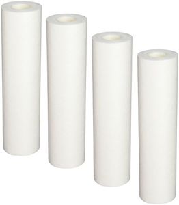 Aquasana EQ-304 Replacement 10-Inch, Sediment Pre-Filters for Whole House Water Filter Systems, White, 4 Count (Pack of 1)