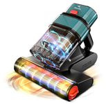 Domestica Dustro Pro Mattress Vacuum Cleaner For Home With Dust Sensor For Mites & Pet Hair|Bed Vacuum Cleaner With 16KPA Suction,UV-C Light,HEPA Filter,45000Rpm,Ultrasonic Waves & 60°C Heat Air,Black