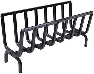 Fonderia Bongiovanni | Brucialegna | porta legna | portalegna da interno | portalegna da esterno | braciere | in ferro per camino e barbecue (cm 56x20x28h)