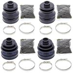 Complete Front Inner & Outer CV Boot Repair Kit for Kawasaki TERYX 750 4X4 2008-2009 All Balls