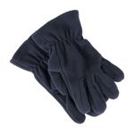 Adventure Togs Childrens Fleece Gloves, Boys & Girls Warm Winter Gloves, Kids Gloves for School Navy 2-4 Years