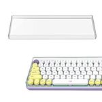 Geekria Keyboard Dust Cover, Keypads Cover for 75% Compact 84 Key Keyboard, Compatible with Logitech MX Mechanical Mini, Logitech POP Keys Mechanical, Keychron K2 Keyboard (Clear Acrylic)