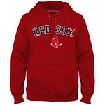 Boston Red Sox MLB Express Twill Applique Home Field Hoodie - Red - X-Large