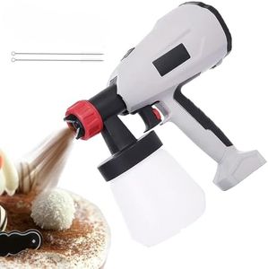 Cake Decoration Airbrush Kit, 500 W Chocolate Spray Gun, Cake Decoration Set, Portable Small Baking Sprayer, 800 ml Handheld Airbrush Kit for Cake Spraying, Industrial Spraying and Face Painting