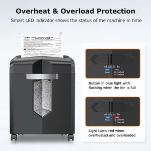 Bonsaii 12-Sheet Micro Cut Paper Shredder – High Security